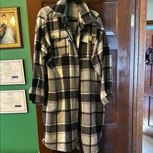 Plaid Flannel Shacket XL